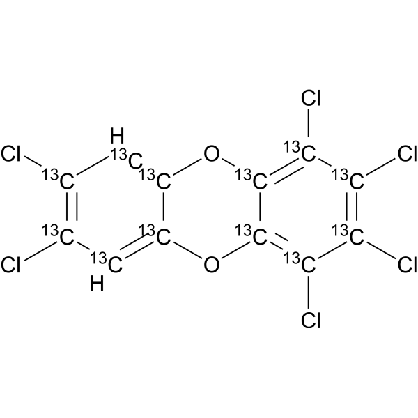 1,2,3,4,7,8-Hexachloro dibenzo-p-dioxin-13C12 109719-80-4
